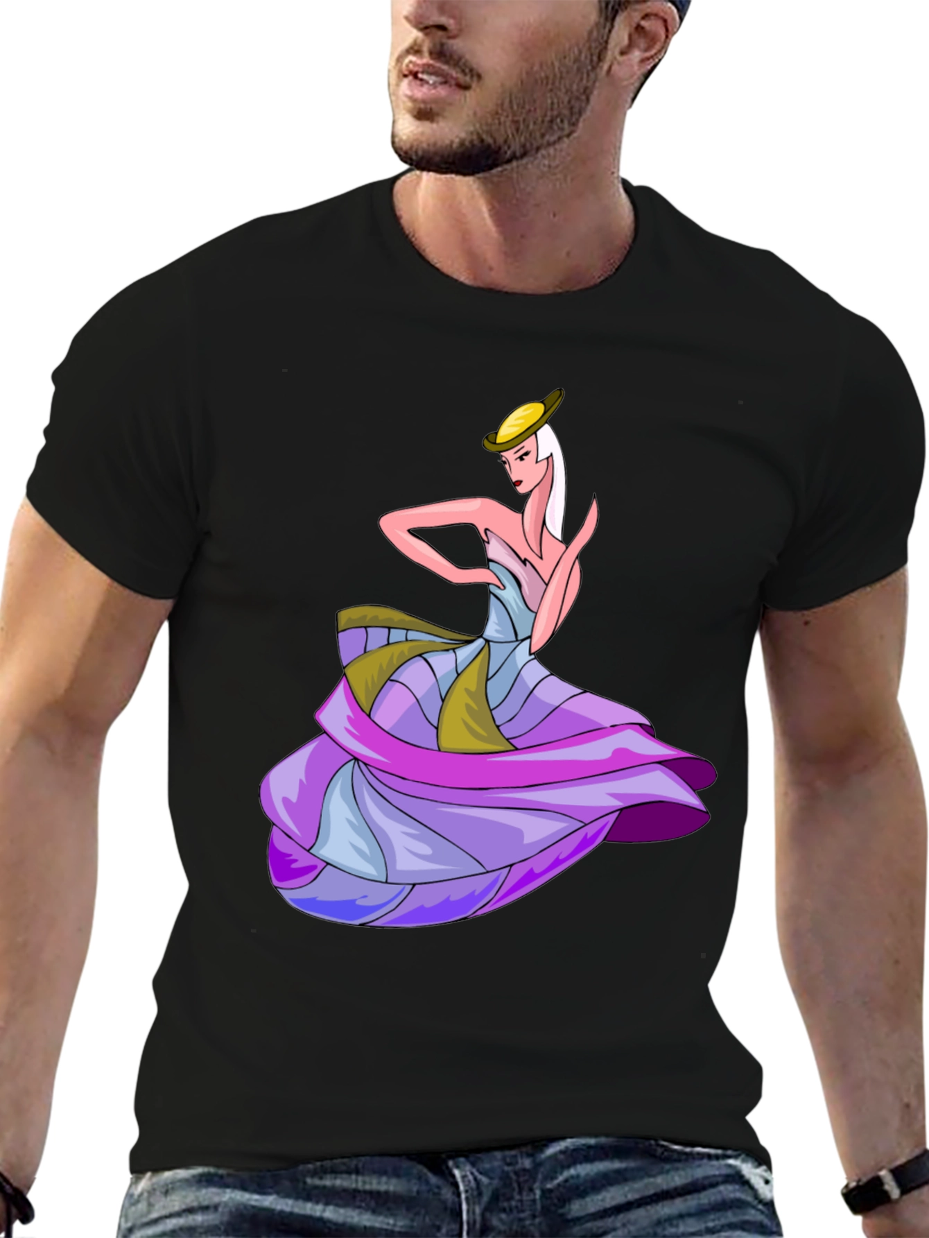 Elegant Dancer Graphic T-Shirt