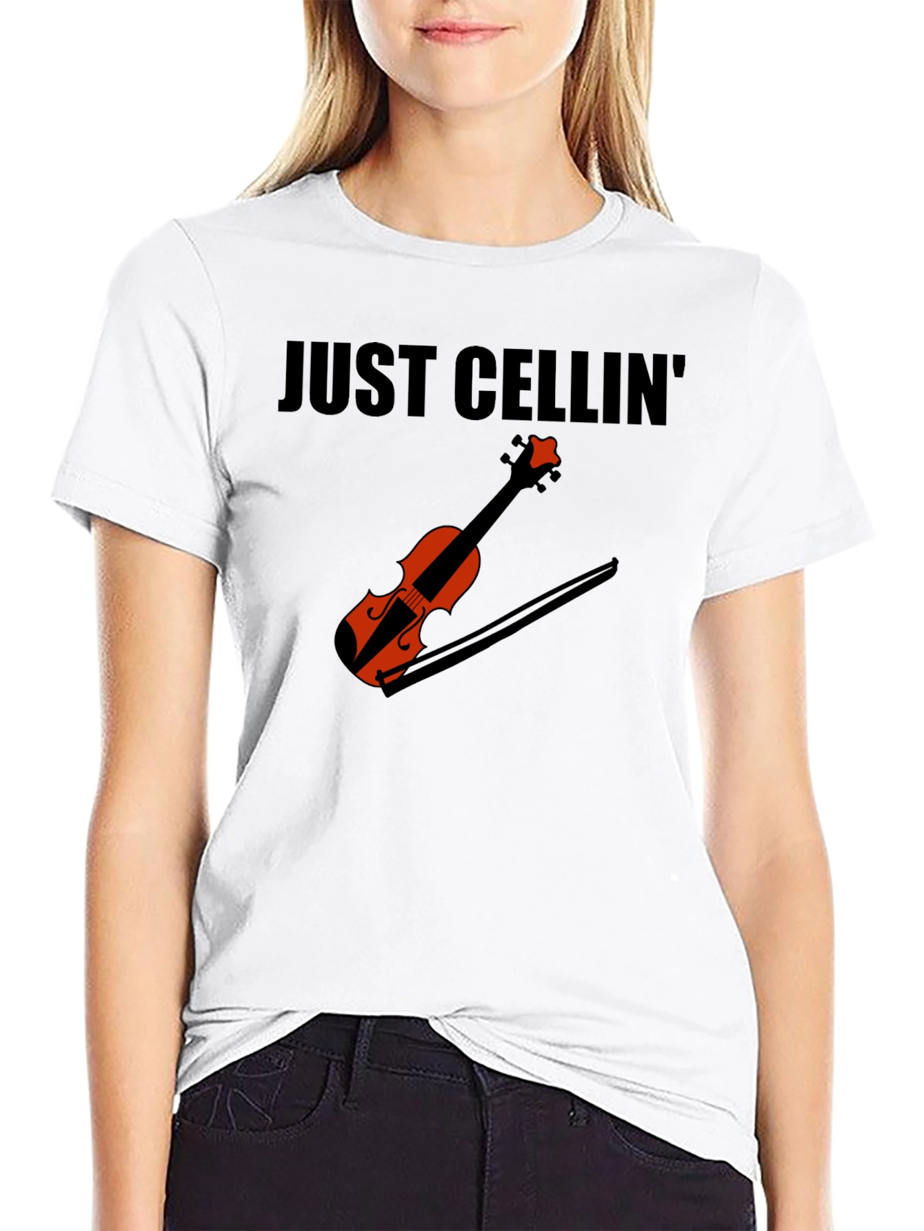 Just Cellin T-Shirt - Music Lover Tee