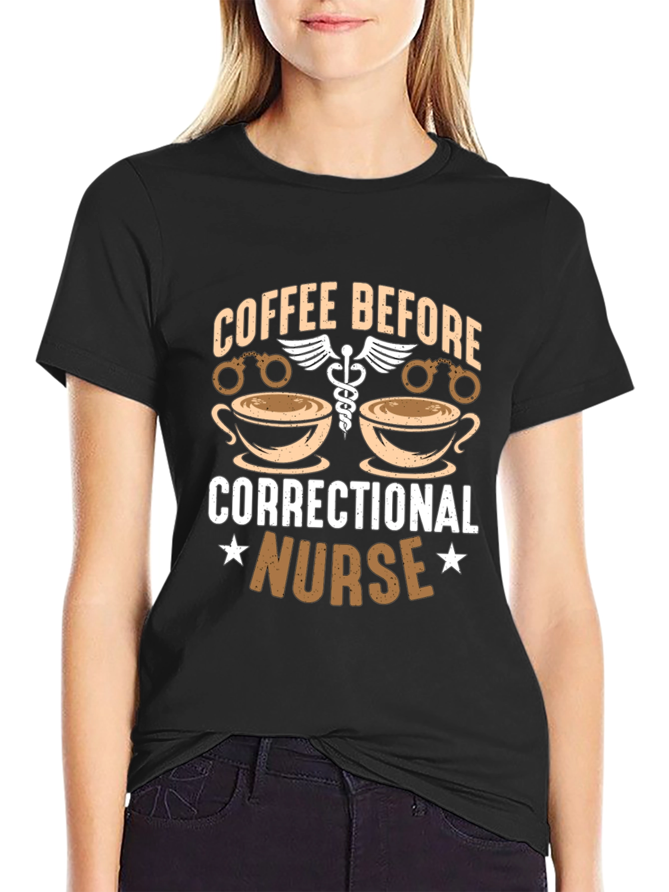 Correctional Nurse Coffee T-Shirt