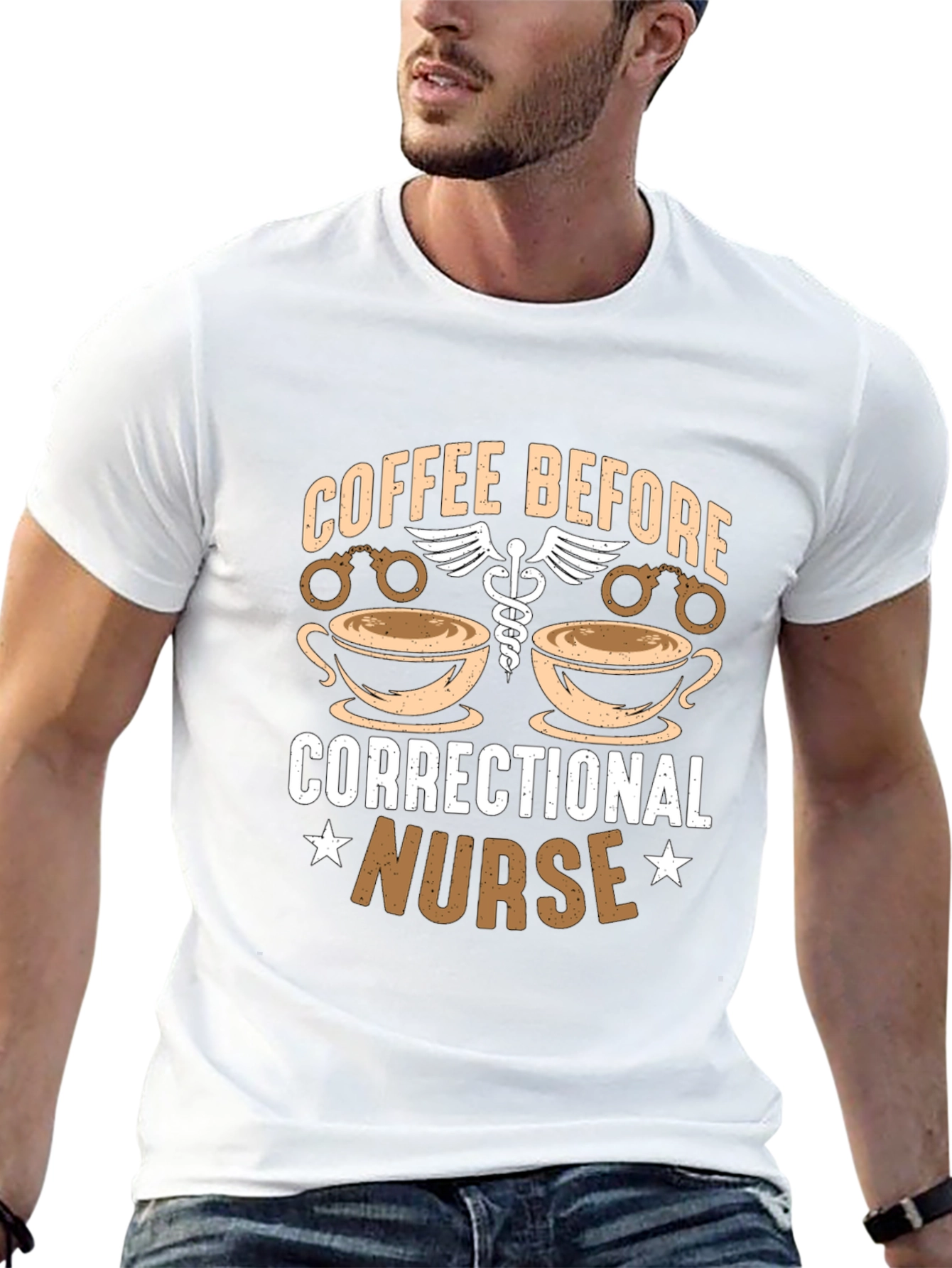 Correctional Nurse Coffee T-Shirt