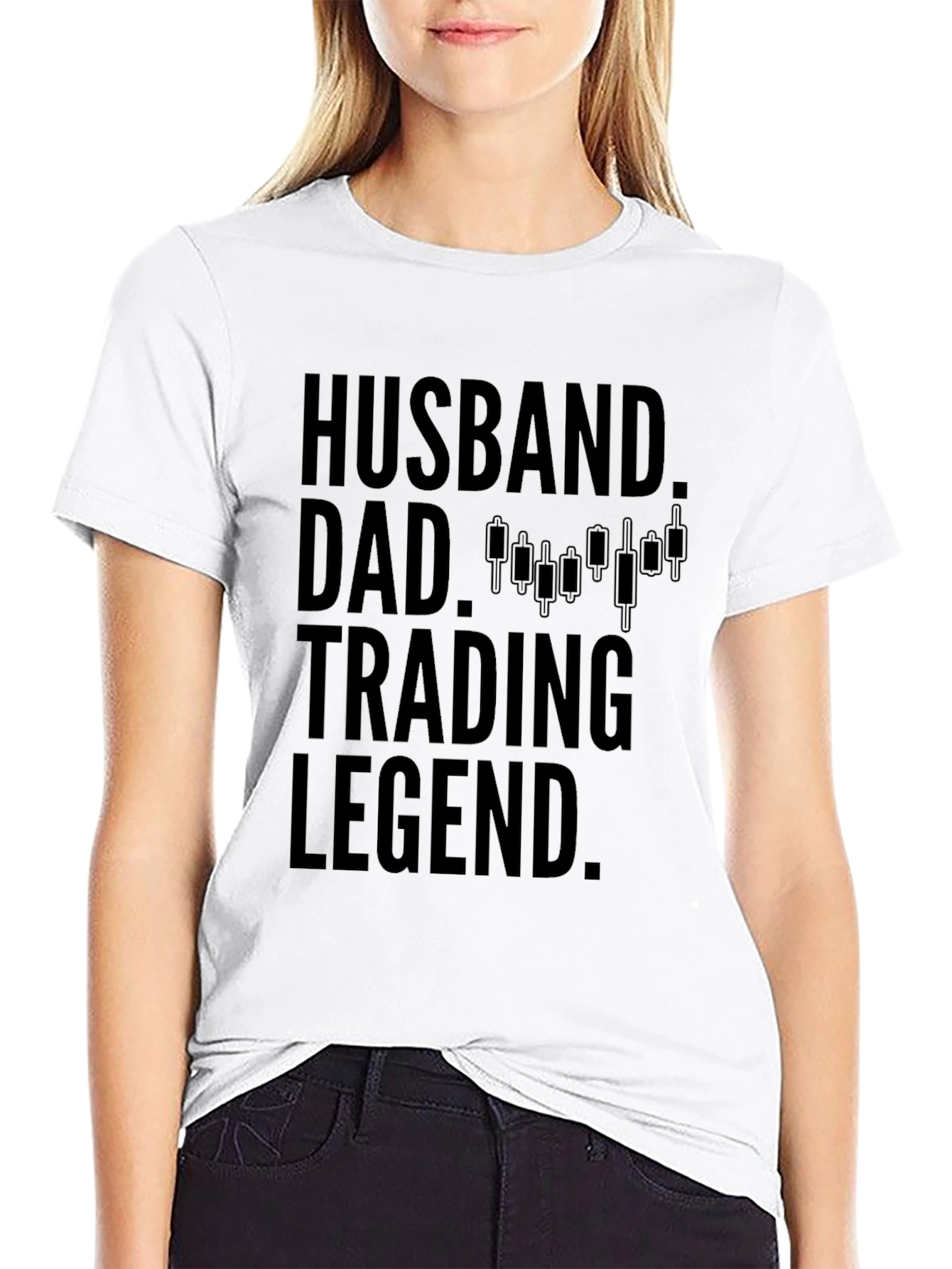 Husband Dad Trading Legend Graphic T-Shirt