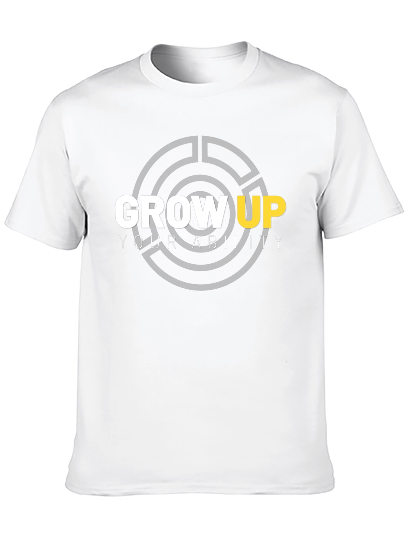 Grow Up Ability Black T-Shirt