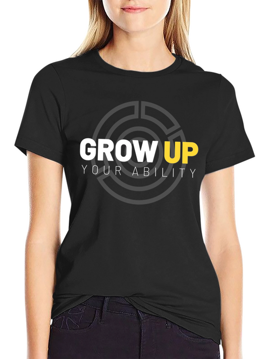 Grow Up Ability Black T-Shirt