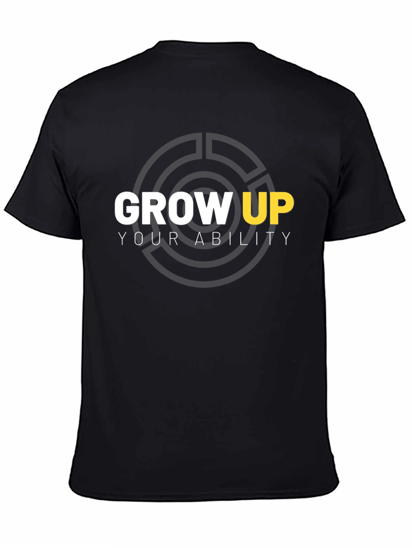 Grow Up Ability Black T-Shirt