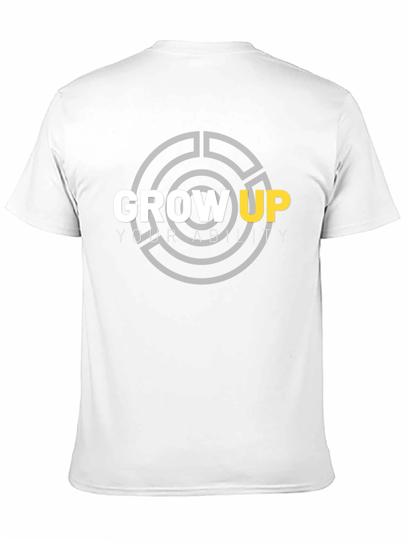 Grow Up Ability Black T-Shirt