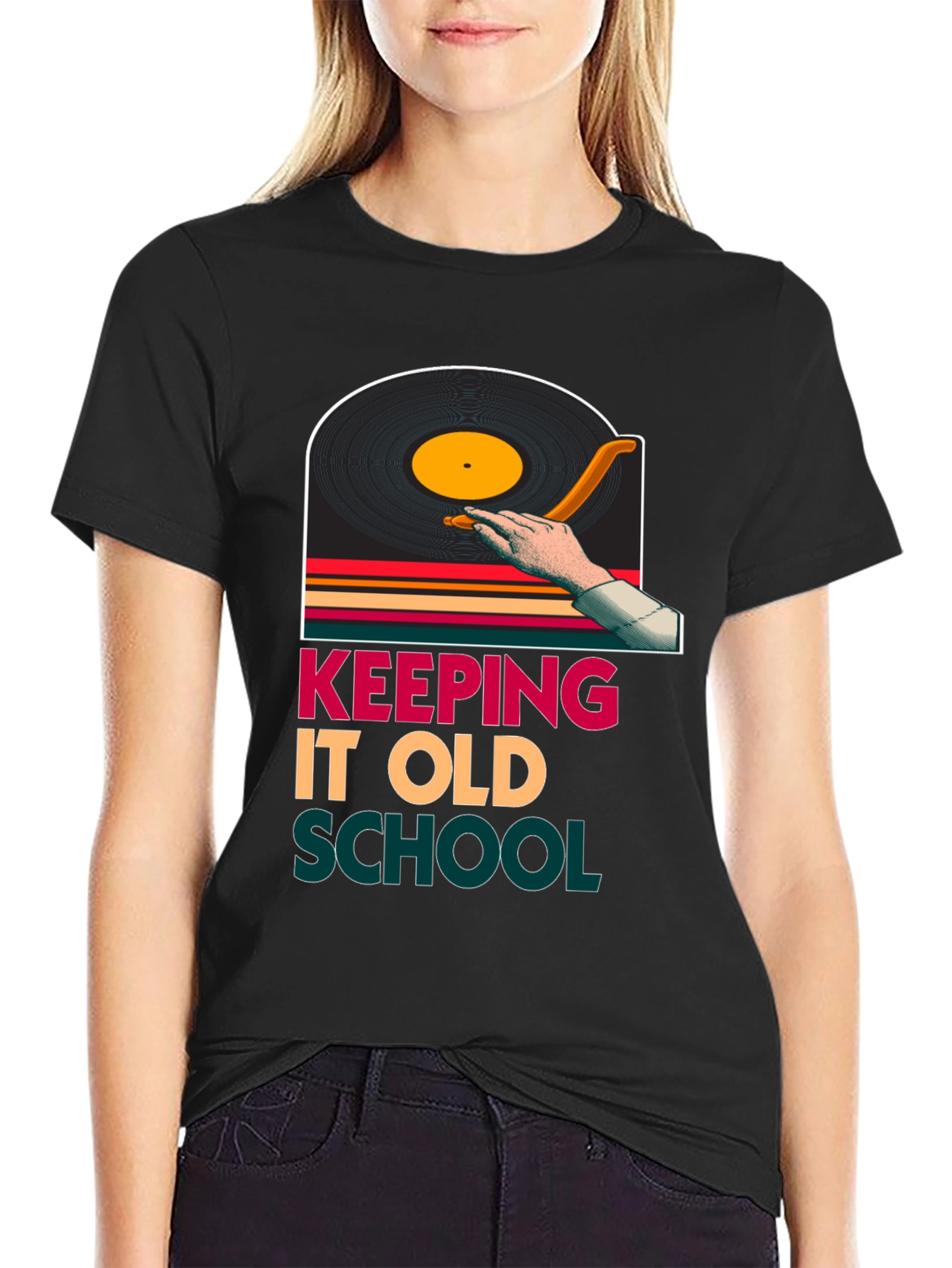 Keeping it Old School Retro Graphic Tee