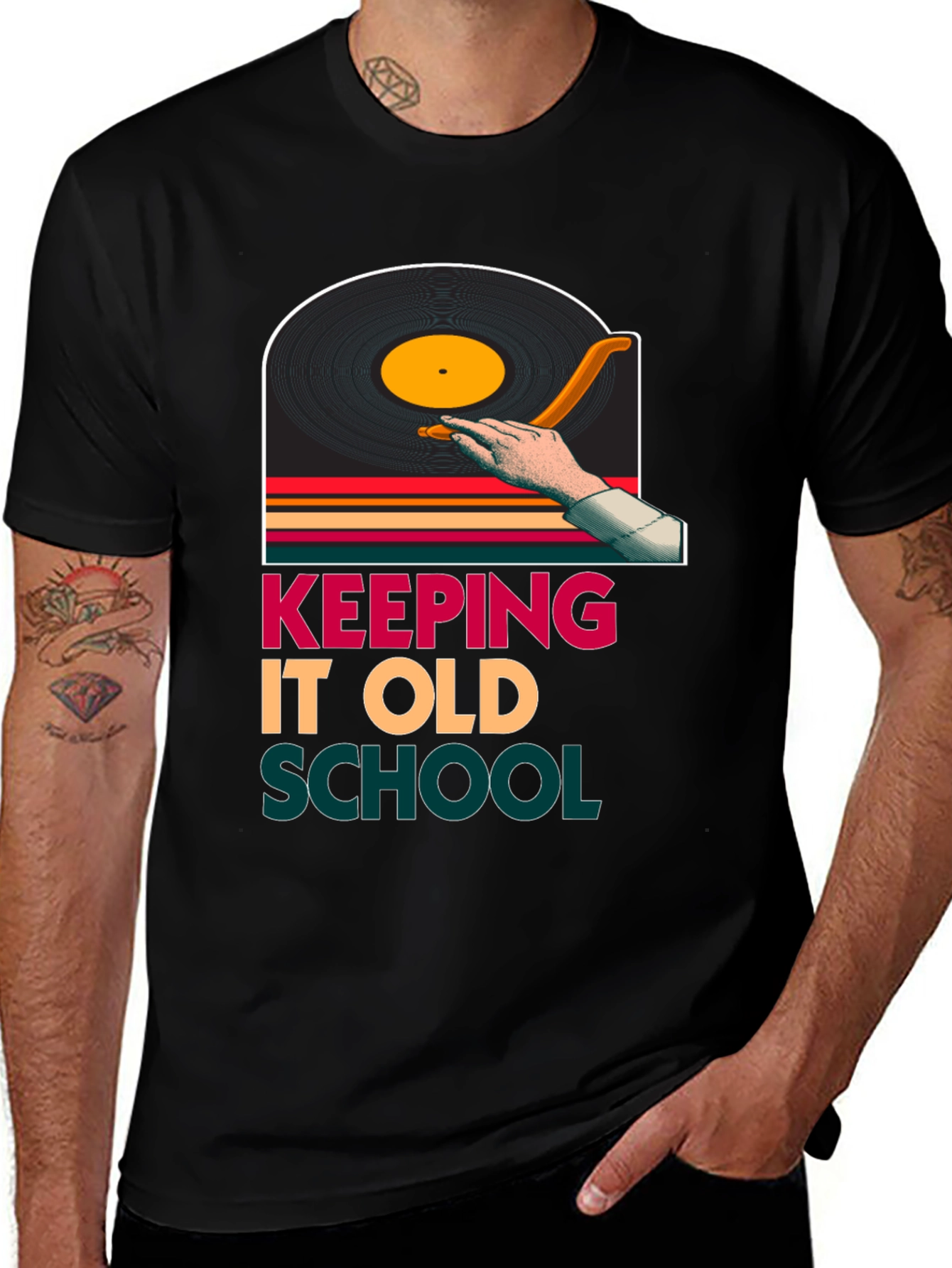 Keeping it Old School Retro Graphic Tee