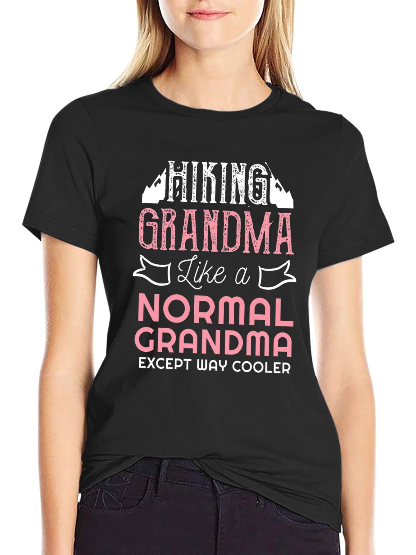 Hiking Grandma T-Shirt - Except Way Cooler