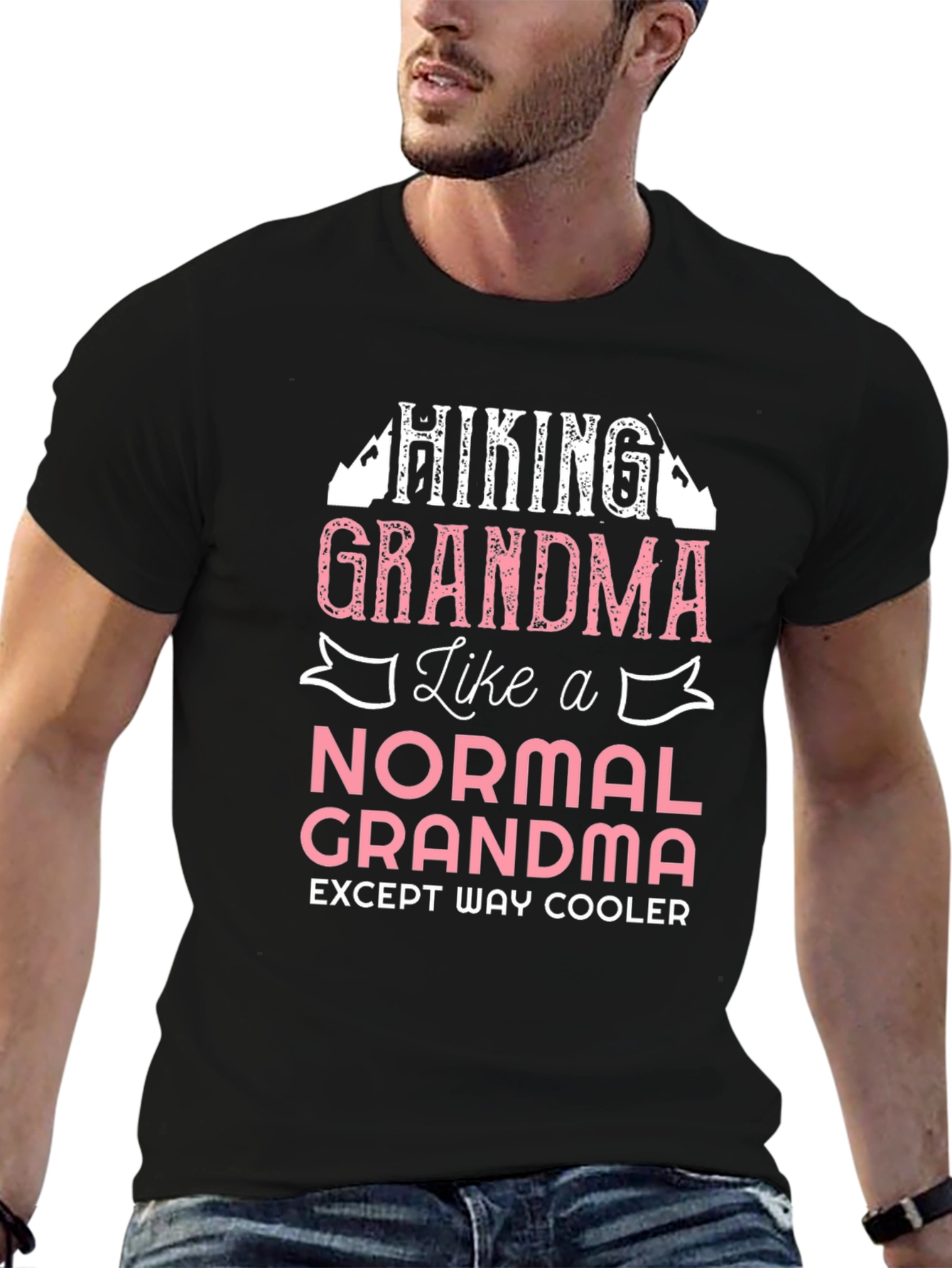 Hiking Grandma T-Shirt - Except Way Cooler