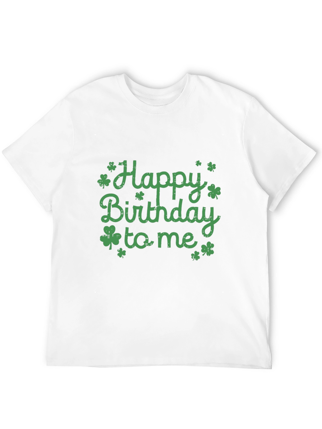Happy Birthday to Me Shamrock Graphic Tee