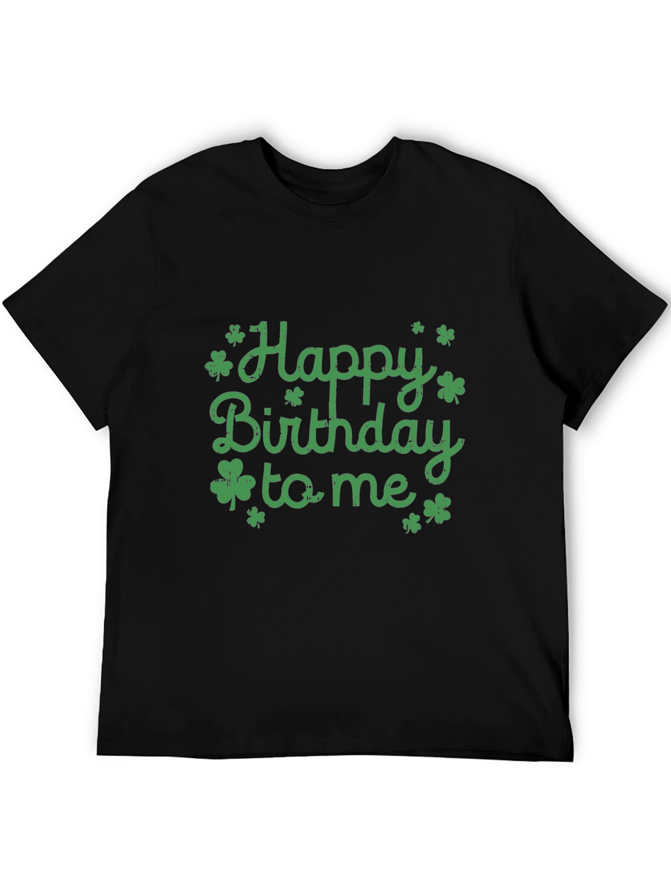 Happy Birthday to Me Shamrock Graphic Tee