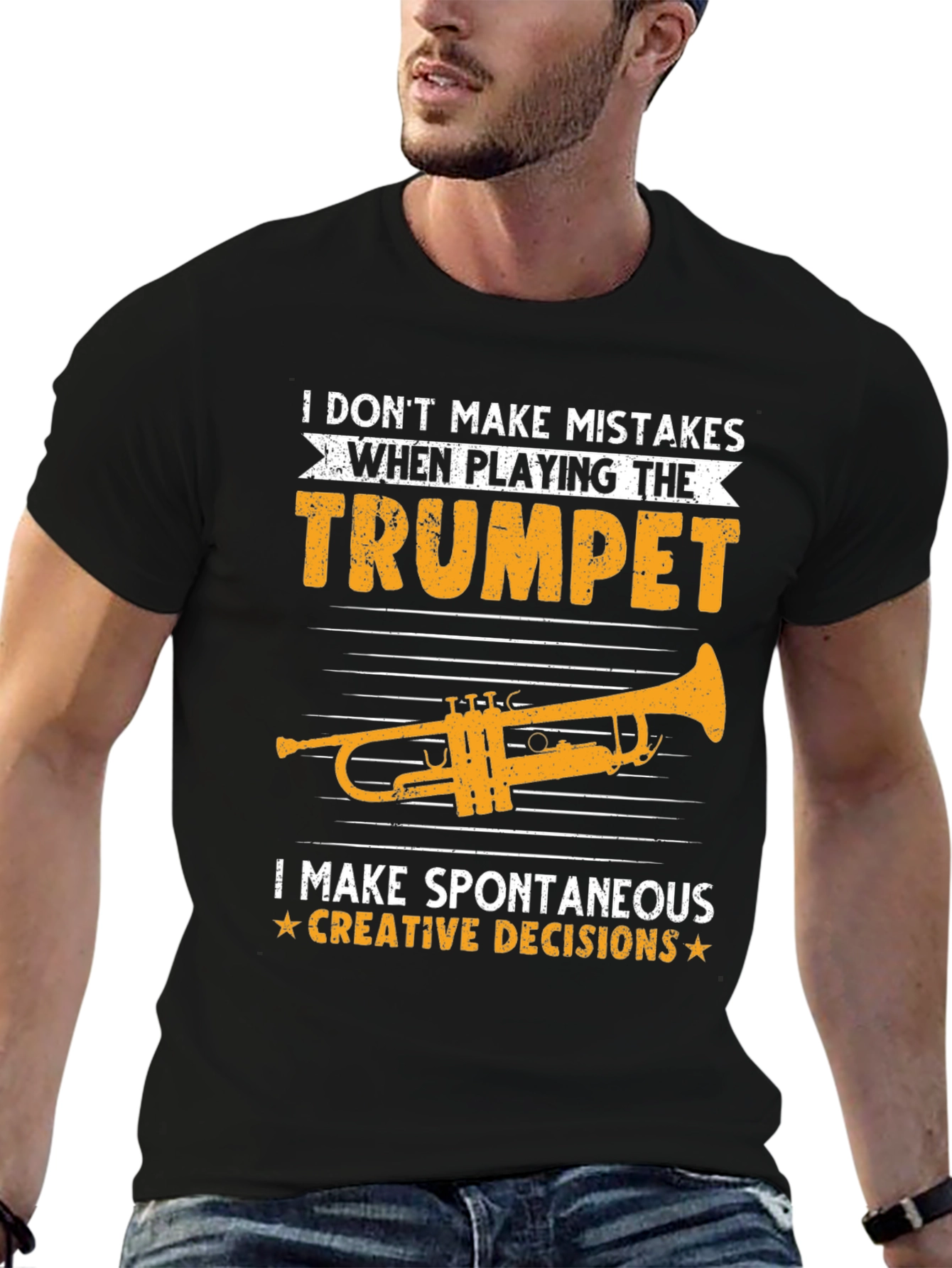 Trumpet Player T-Shirt - Spontaneous Creative Decisions