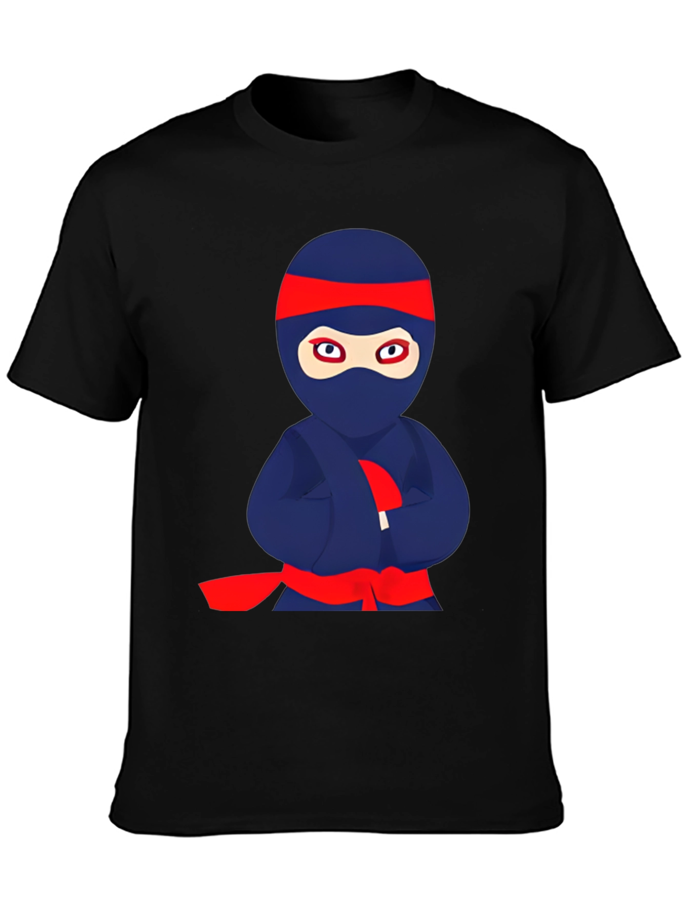 Ninja Cartoon Graphic T-Shirt - Fun Anime Style Tee