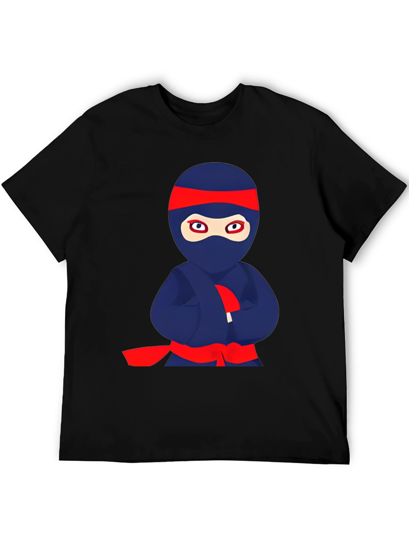 Ninja Cartoon Graphic T-Shirt - Fun Anime Style Tee