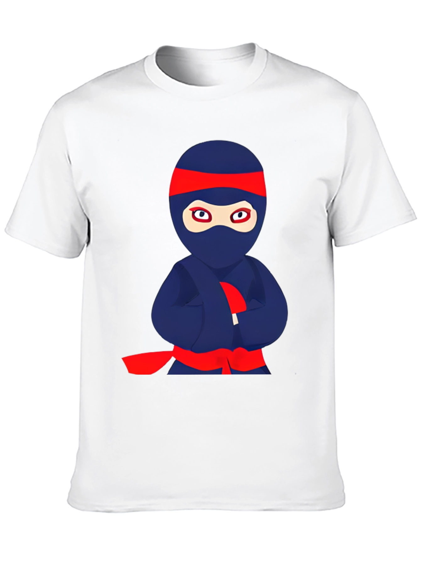 Ninja Cartoon Graphic T-Shirt - Fun Anime Style Tee