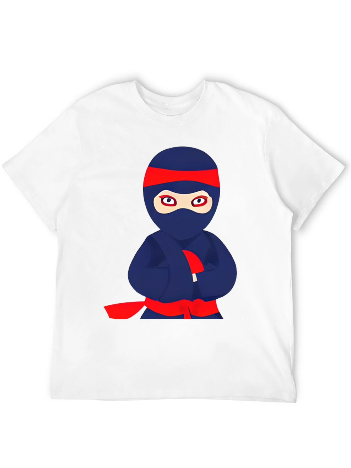 Ninja Cartoon Graphic T-Shirt - Fun Anime Style Tee