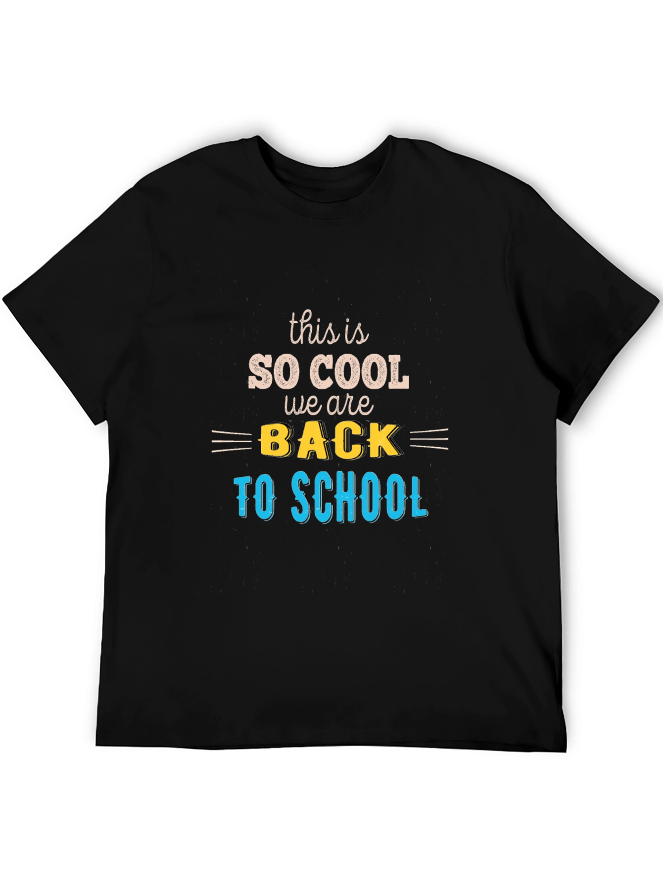 Back to School Graphic Tee - Black Unisex T-Shirt