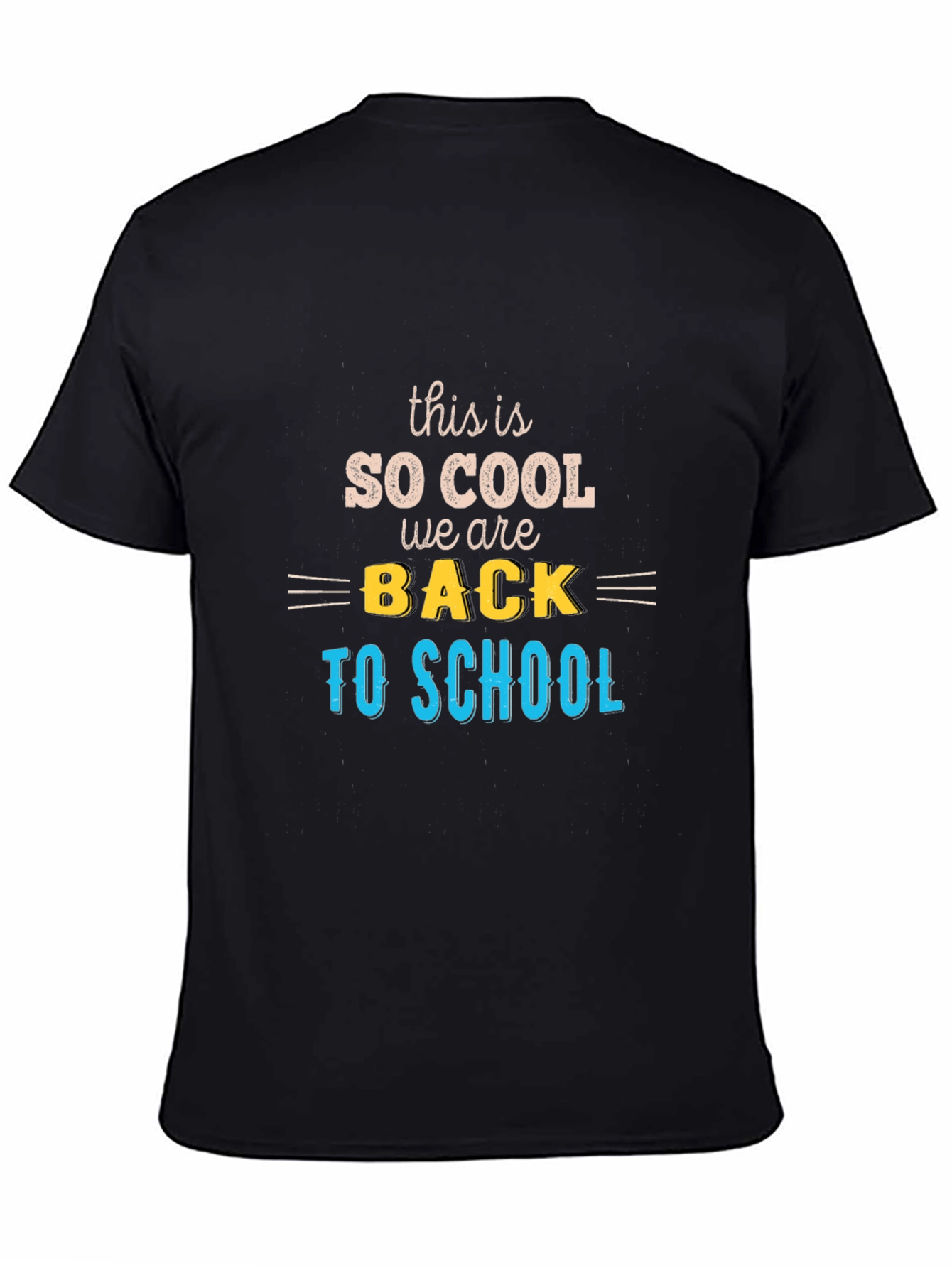 Back to School Graphic Tee - Black Unisex T-Shirt