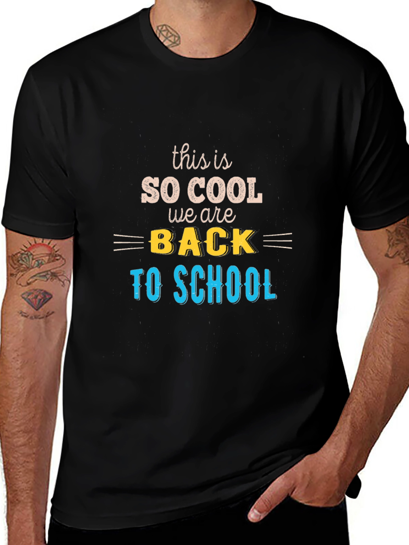 Back to School Graphic Tee - Black Unisex T-Shirt