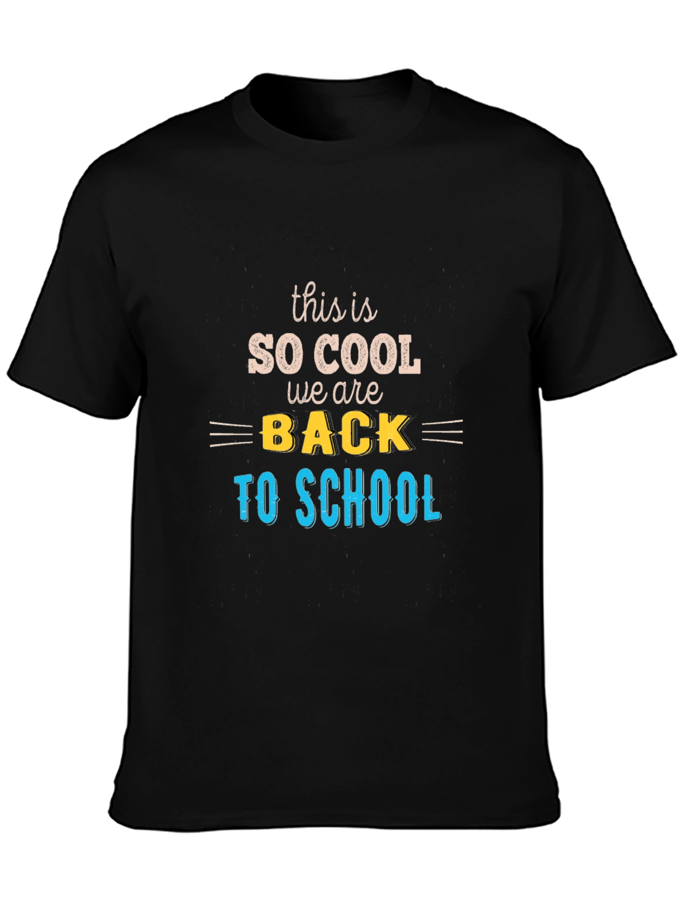 Back to School Graphic Tee - Black Unisex T-Shirt