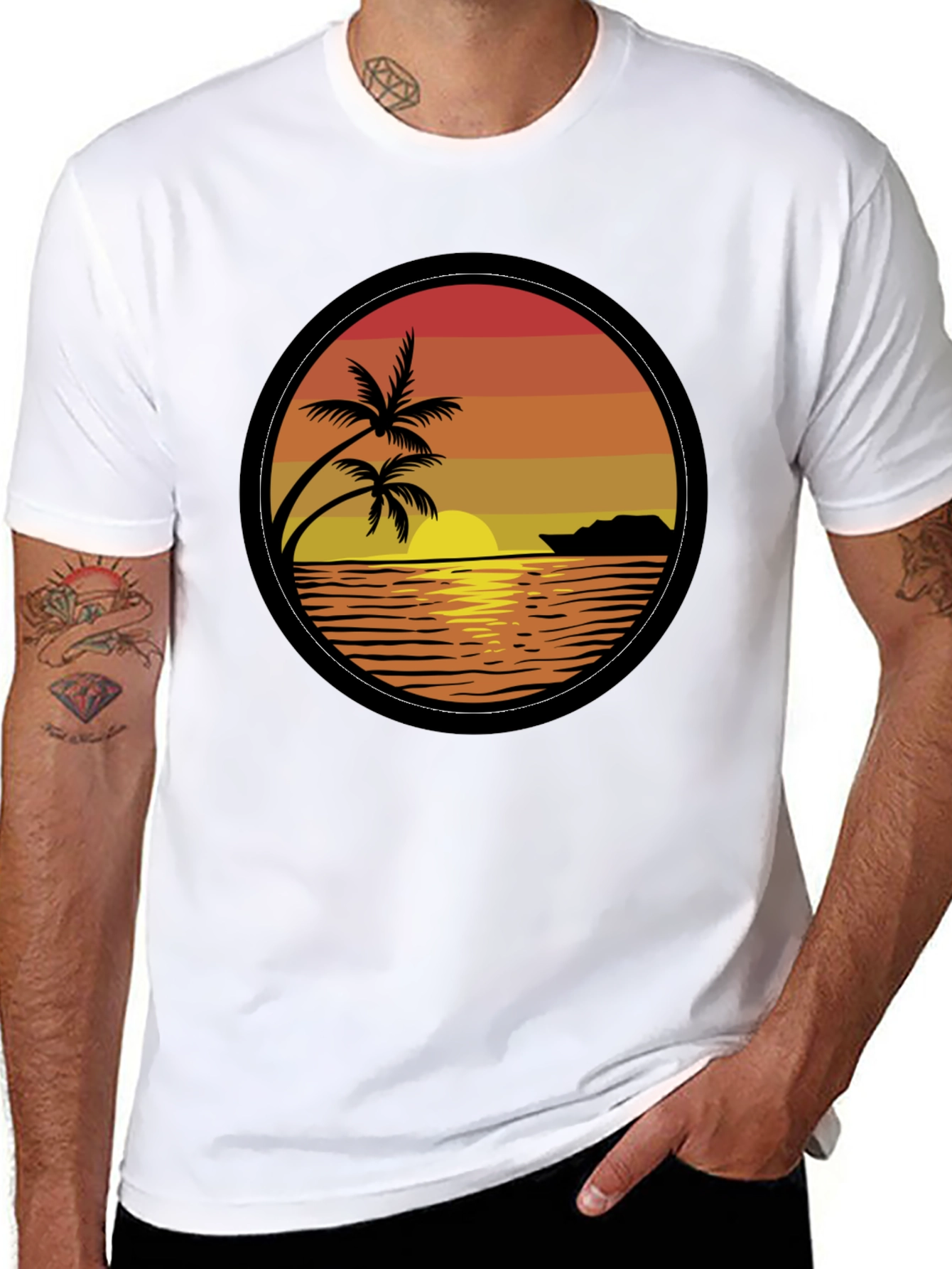 Sunset Beach Graphic Tee
