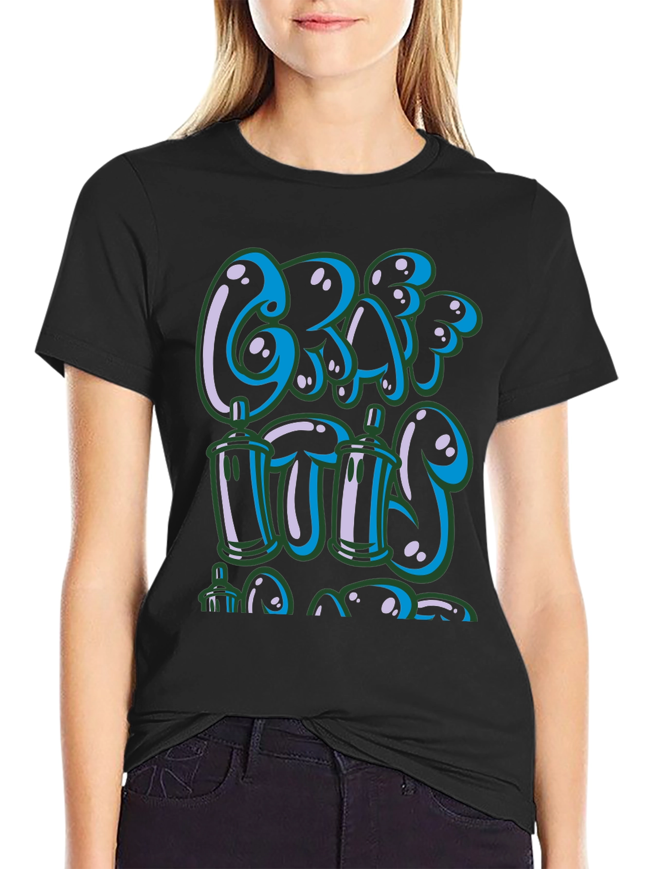 Graffiti Style Graphic Tee - Street Art Design