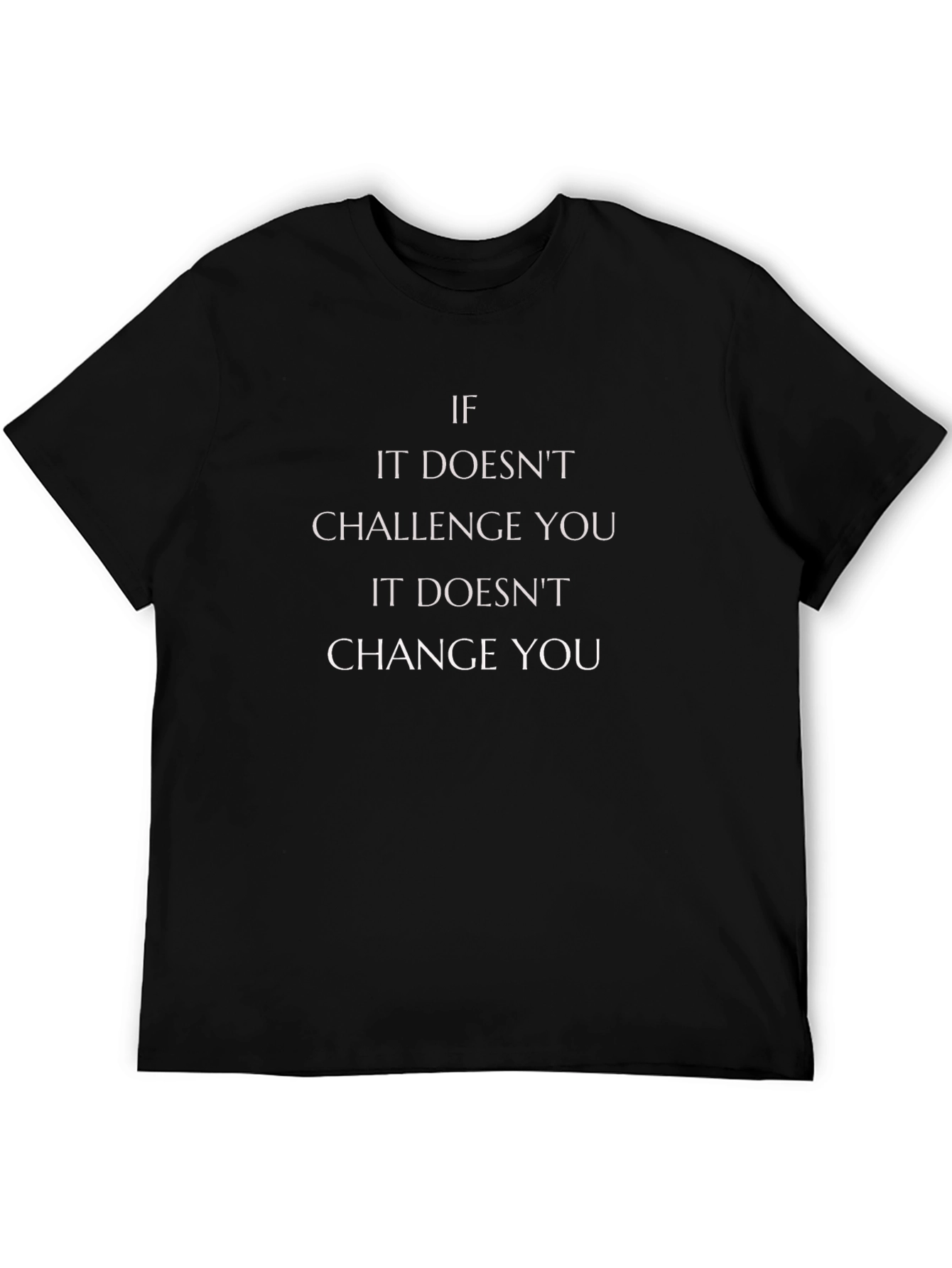 Inspirational Quote T-Shirt - Challenge Changes You