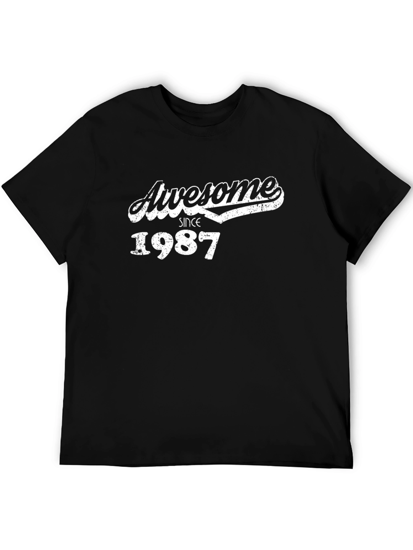 Awesome Since 1987 Mens Black T-Shirt