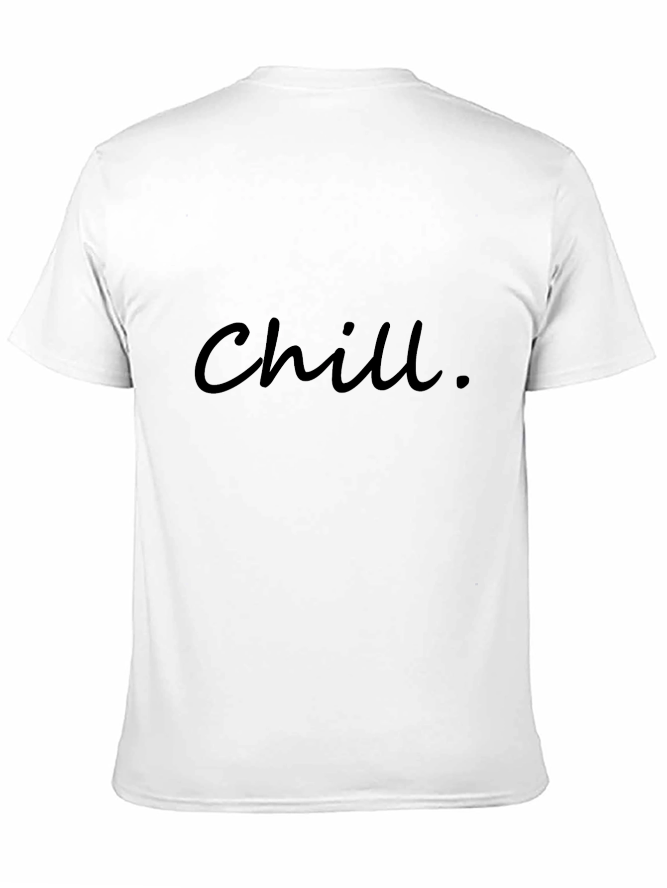 Chill Black T-Shirt - Relaxed Style