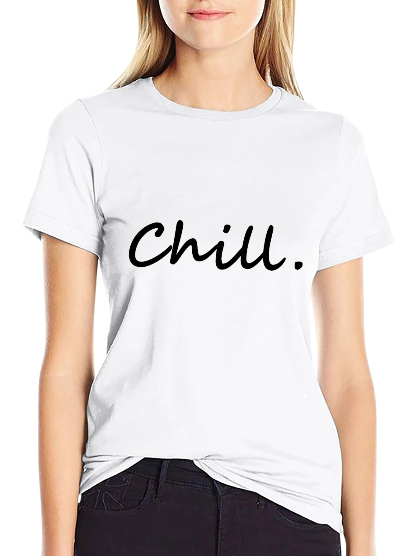 Chill Black T-Shirt - Relaxed Style