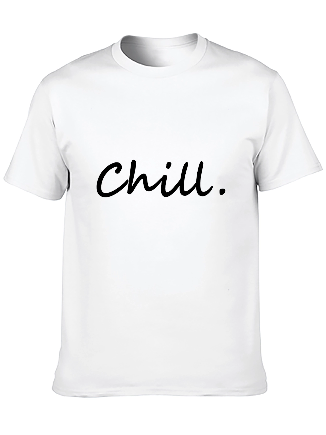 Chill Black T-Shirt - Relaxed Style