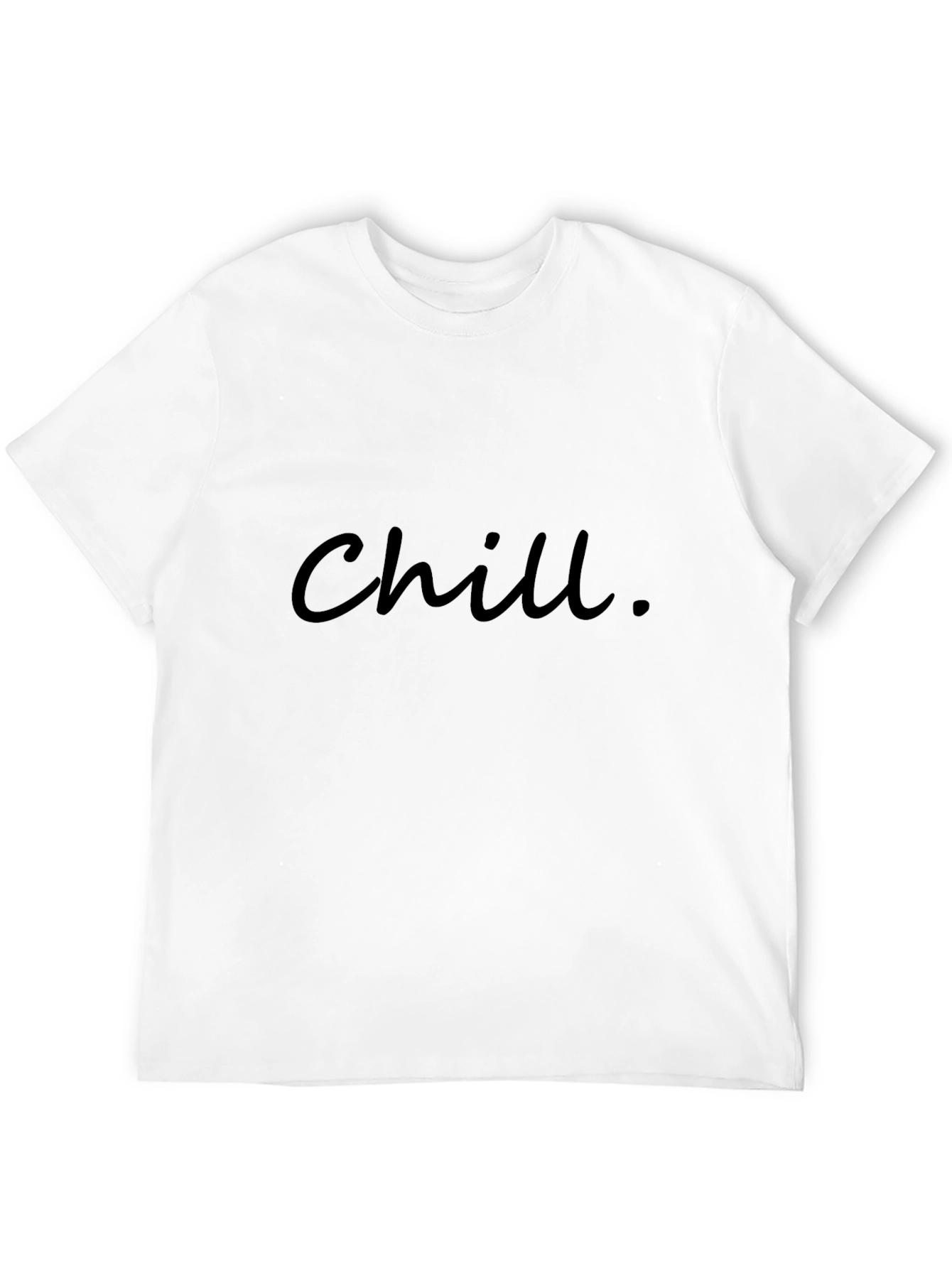 Chill Black T-Shirt - Relaxed Style