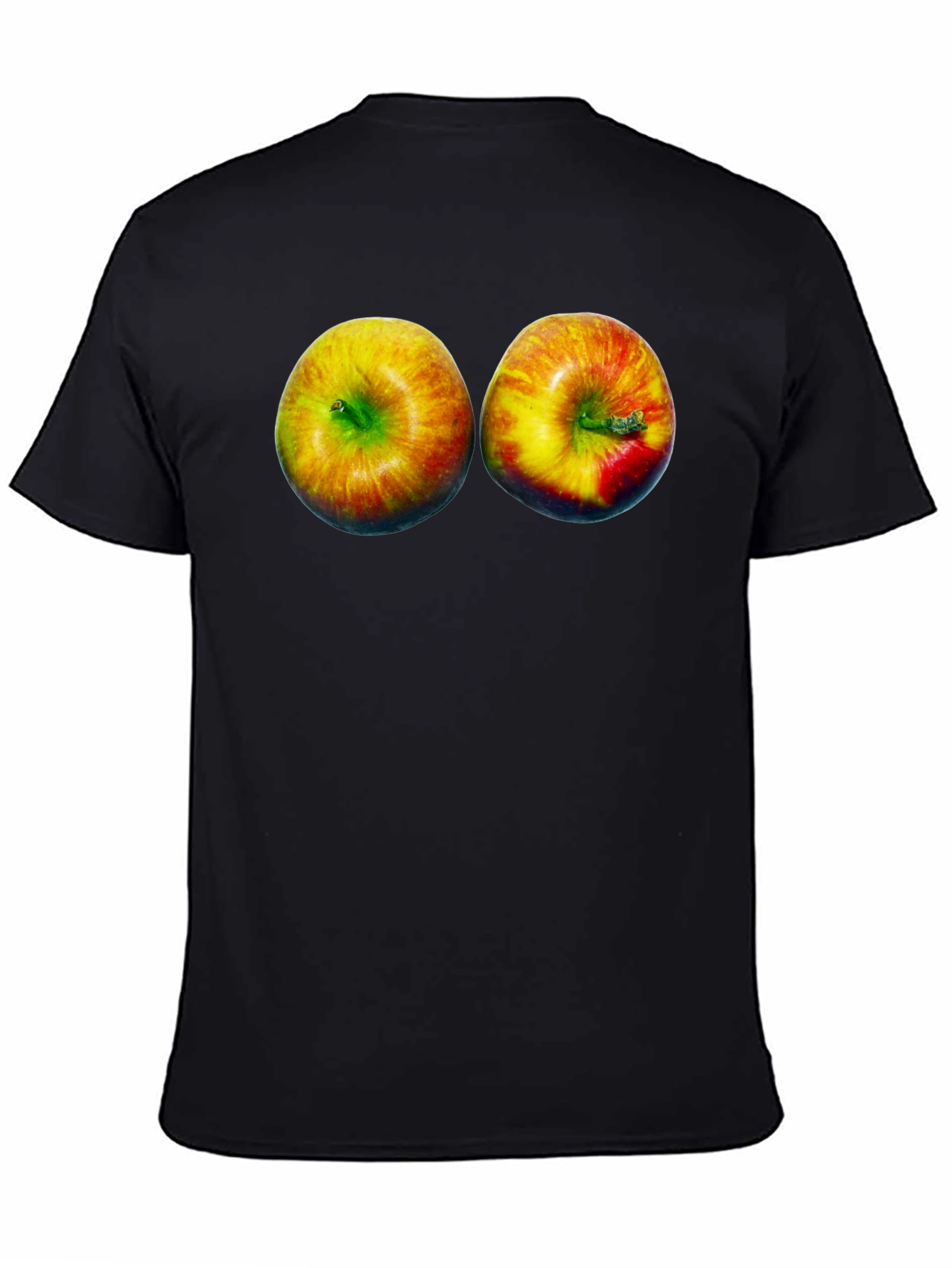 Apple Graphic Black T-Shirt