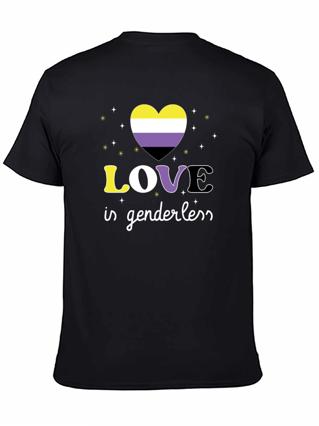Love Is Genderless Nonbinary Pride T-Shirt