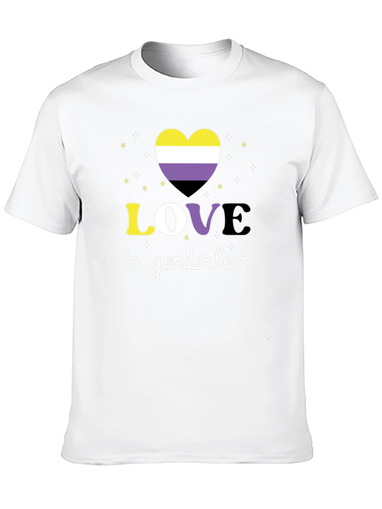 Love Is Genderless Nonbinary Pride T-Shirt