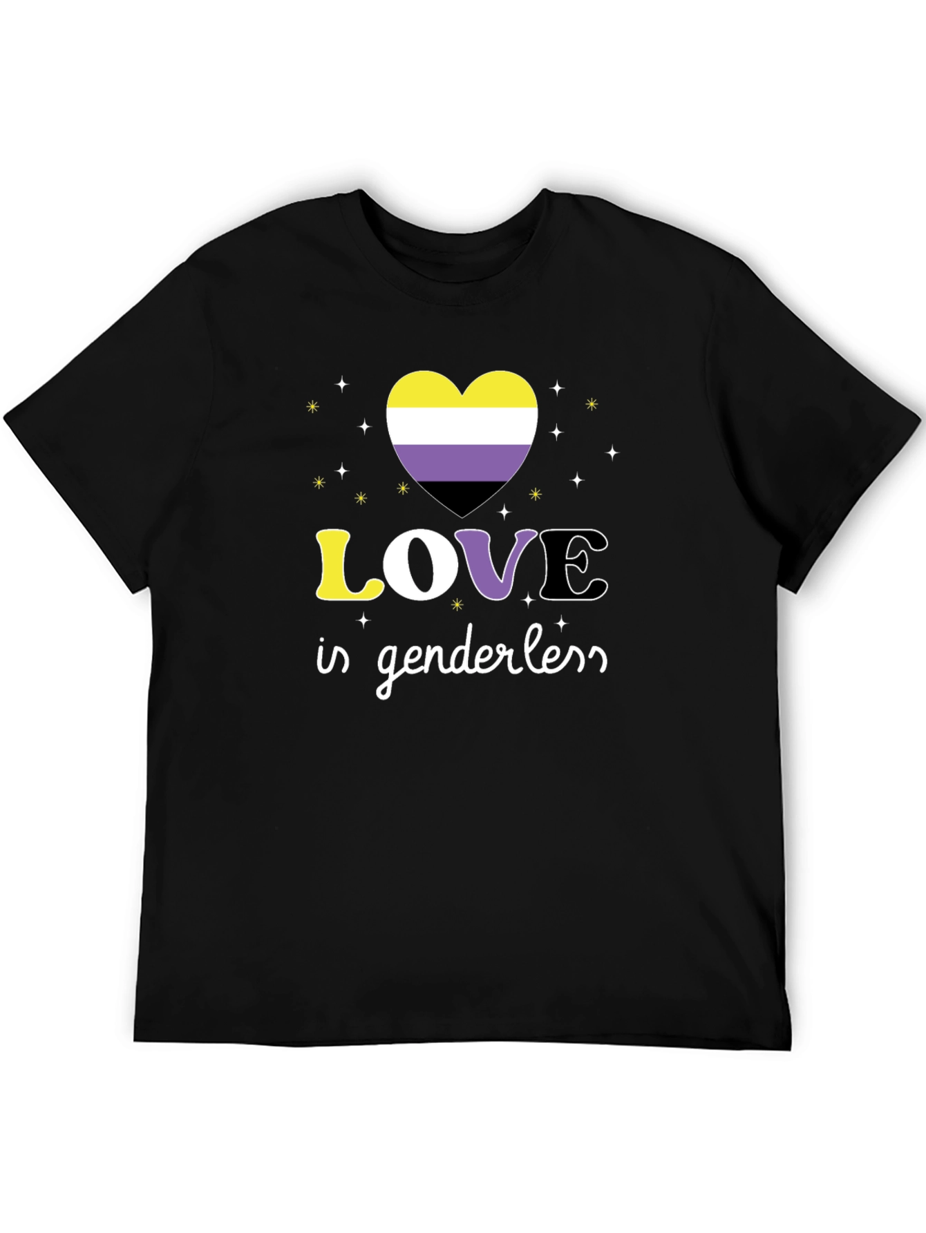 Love Is Genderless Nonbinary Pride T-Shirt