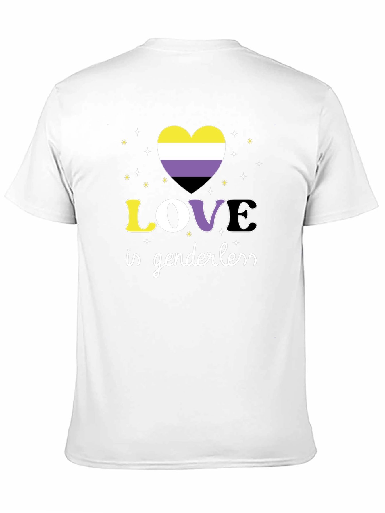 Love Is Genderless Nonbinary Pride T-Shirt