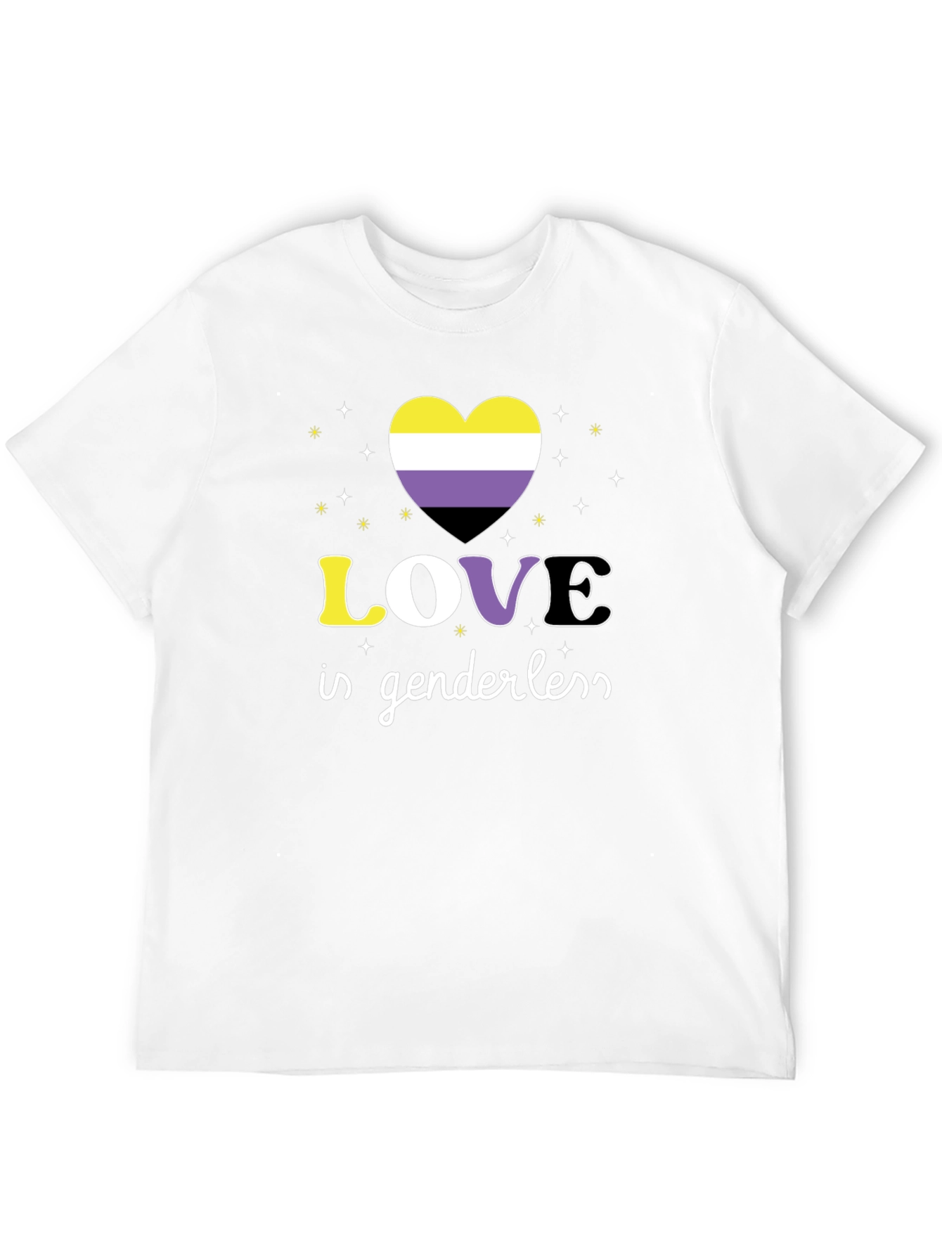 Love Is Genderless Nonbinary Pride T-Shirt