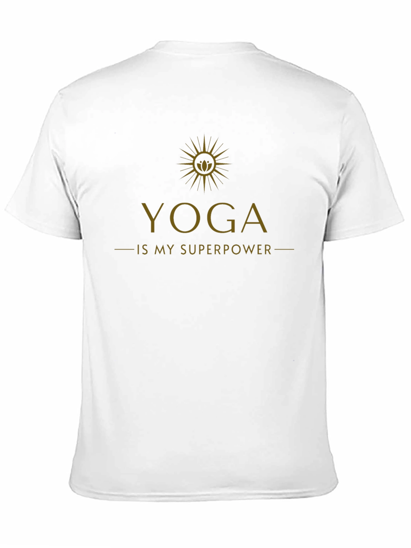 Yoga is My Superpower Black Graphic Tee