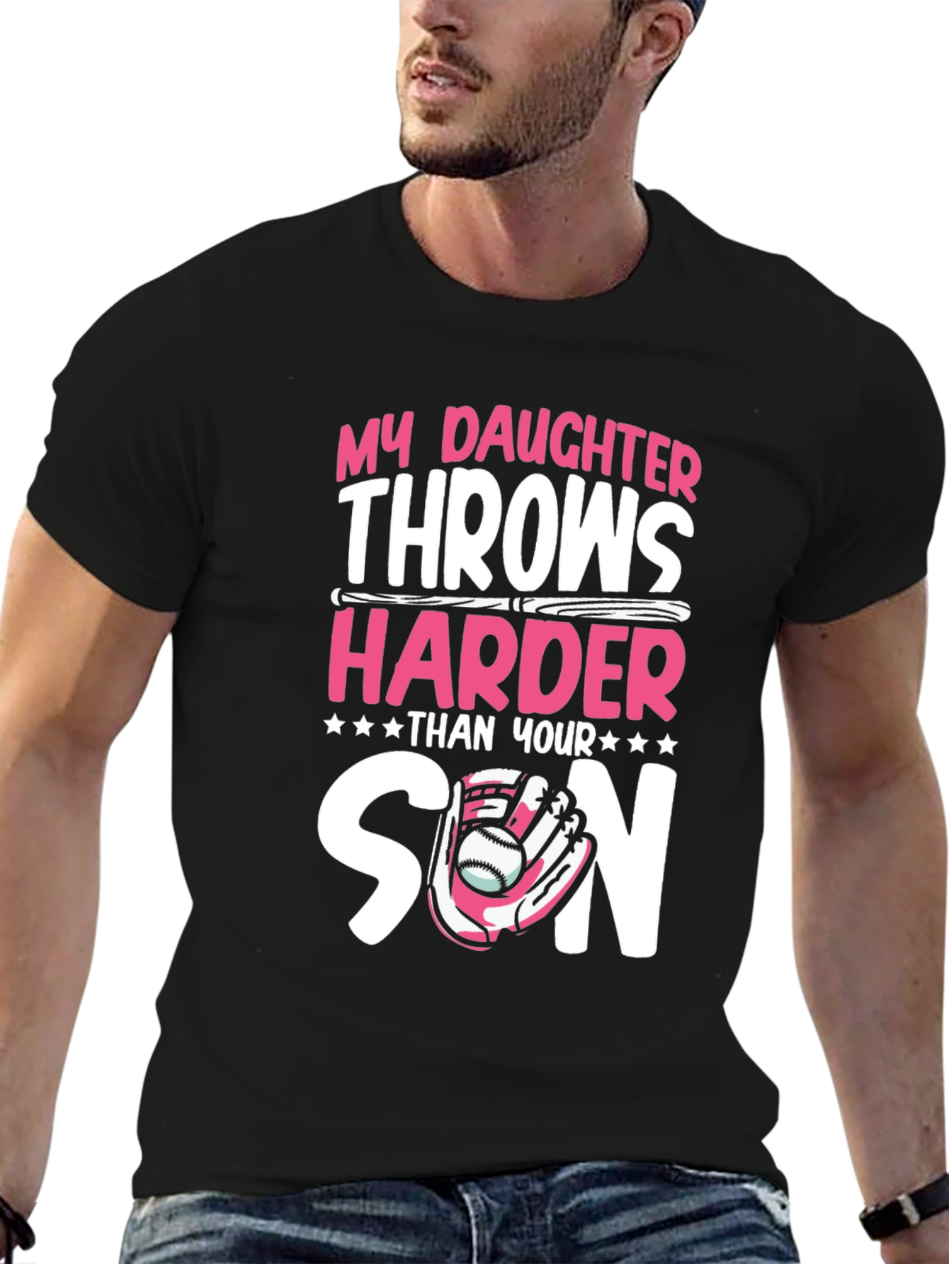 My Daughter Throws Harder T-Shirt