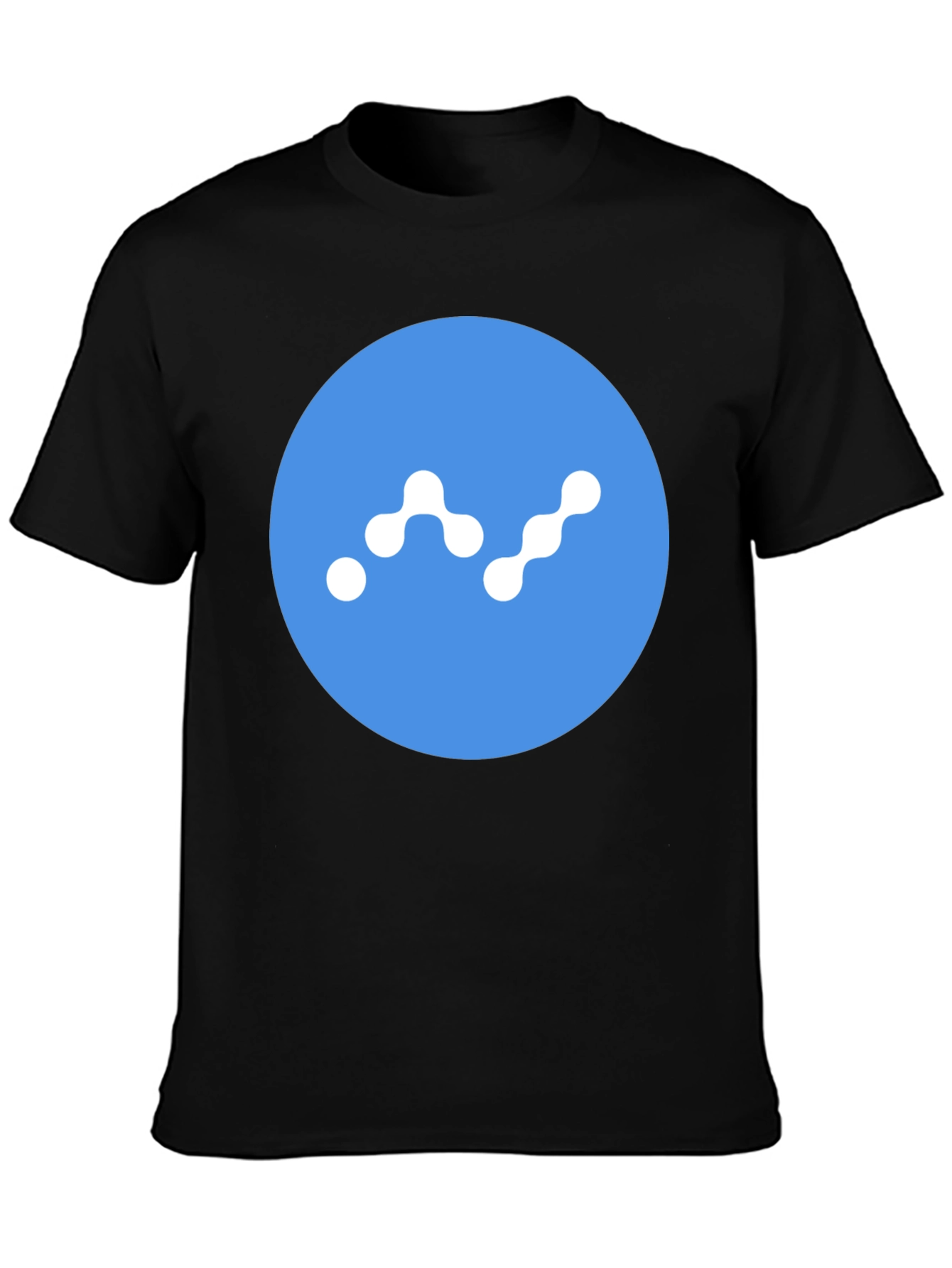 Modern Crypto T-Shirt - Cool Blue Logo Design