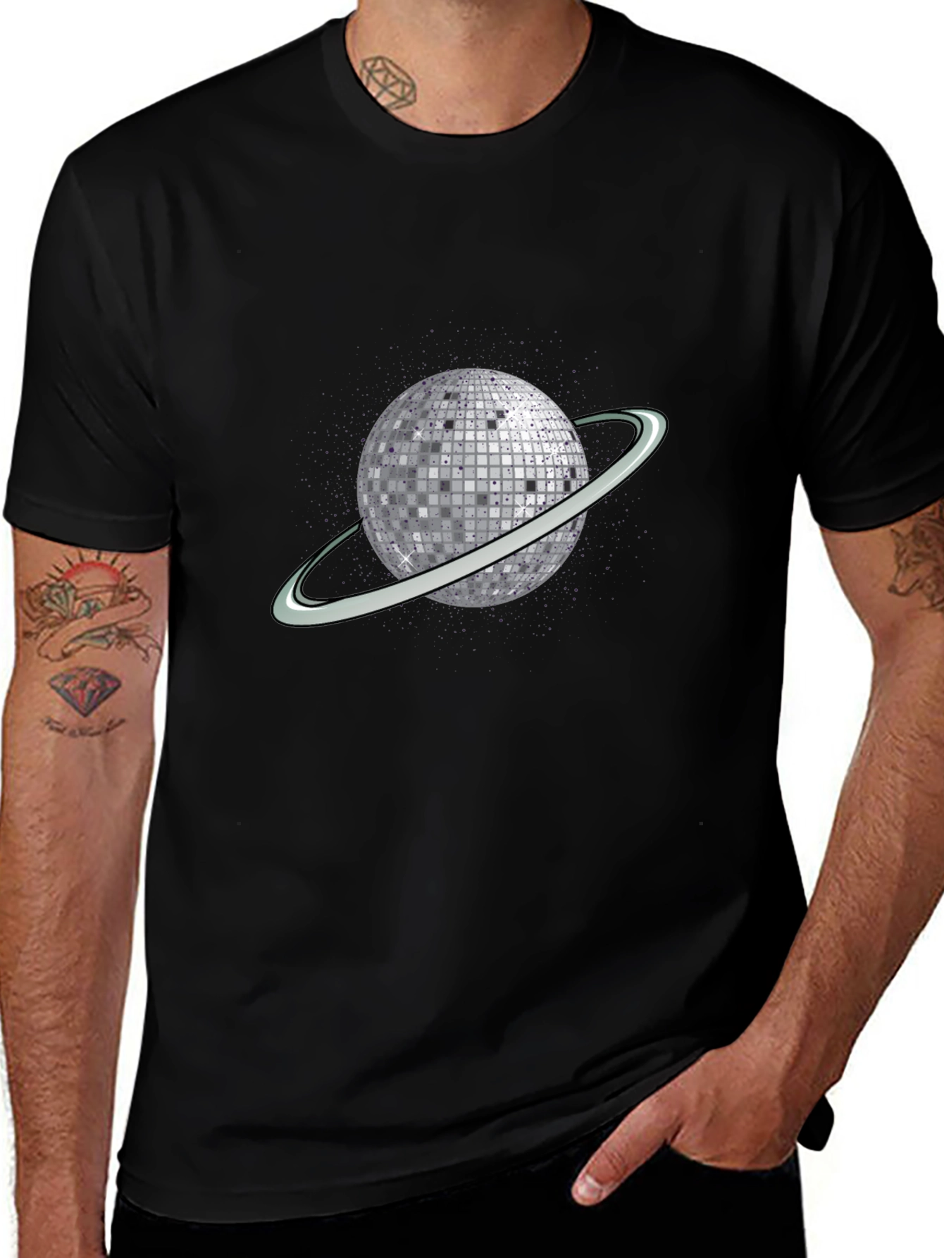 Saturn Disco Ball T-Shirt