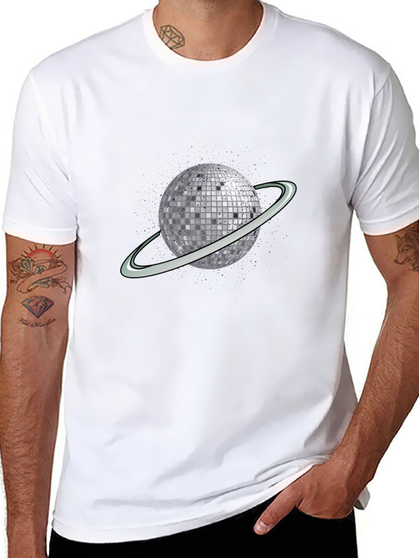 Saturn Disco Ball T-Shirt