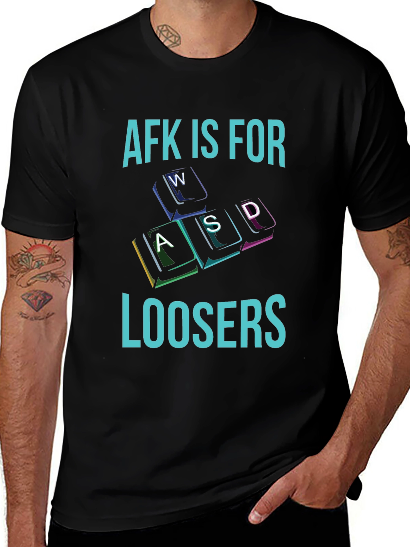 AFK is for Loosers T-Shirt - Gamer Apparel