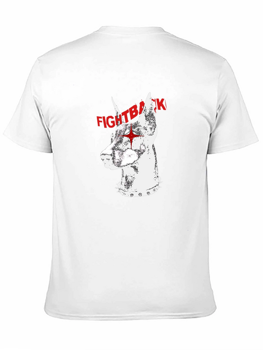 Fight Back Doberman Graphic T-Shirt