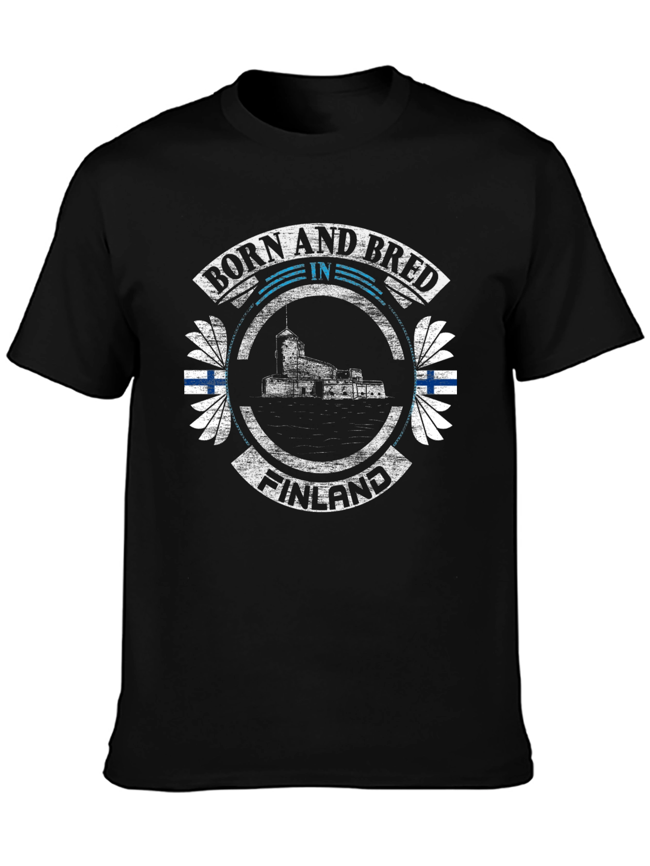 Born and Bred in Finland Graphic T-Shirt