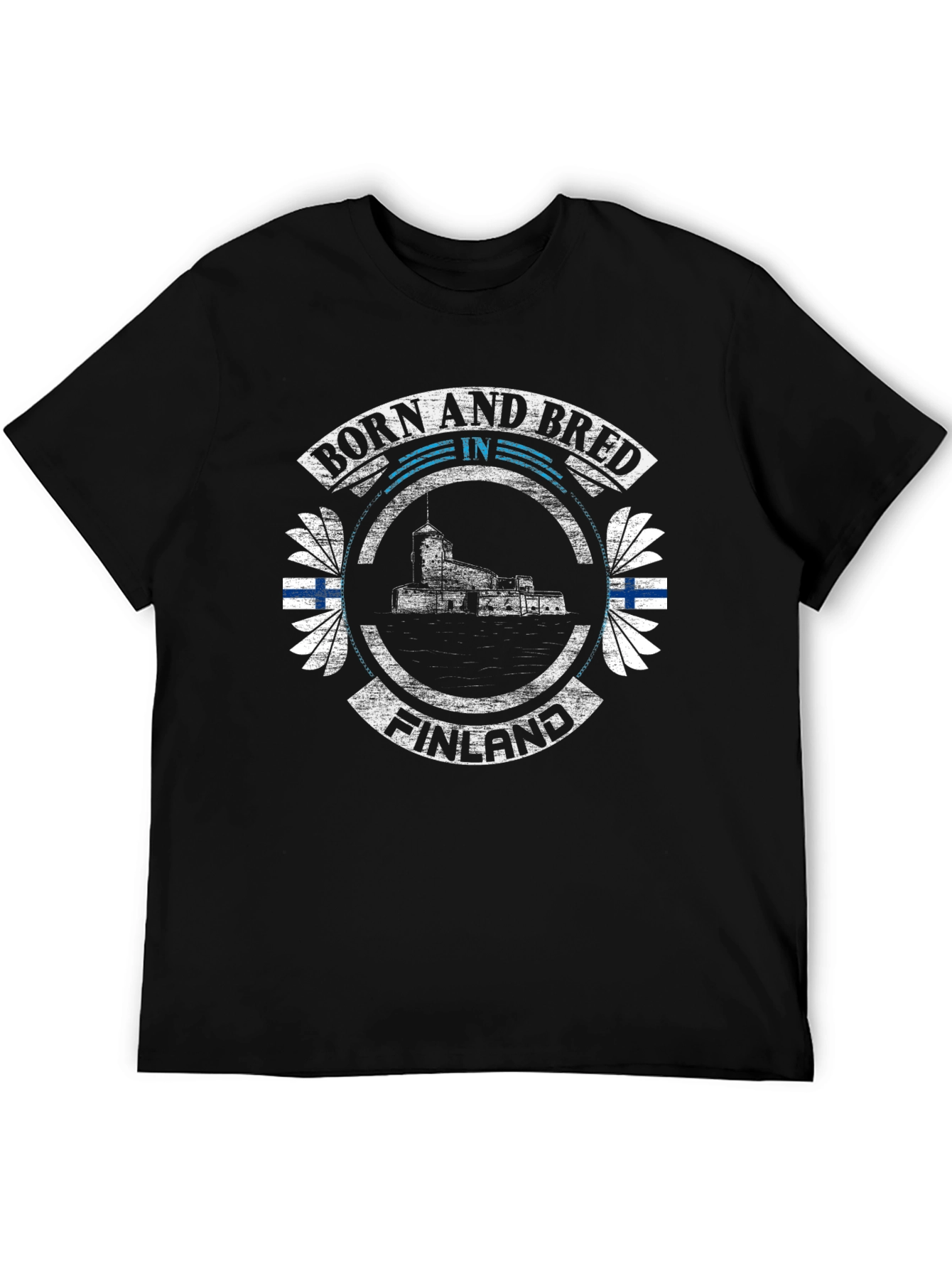 Born and Bred in Finland Graphic T-Shirt