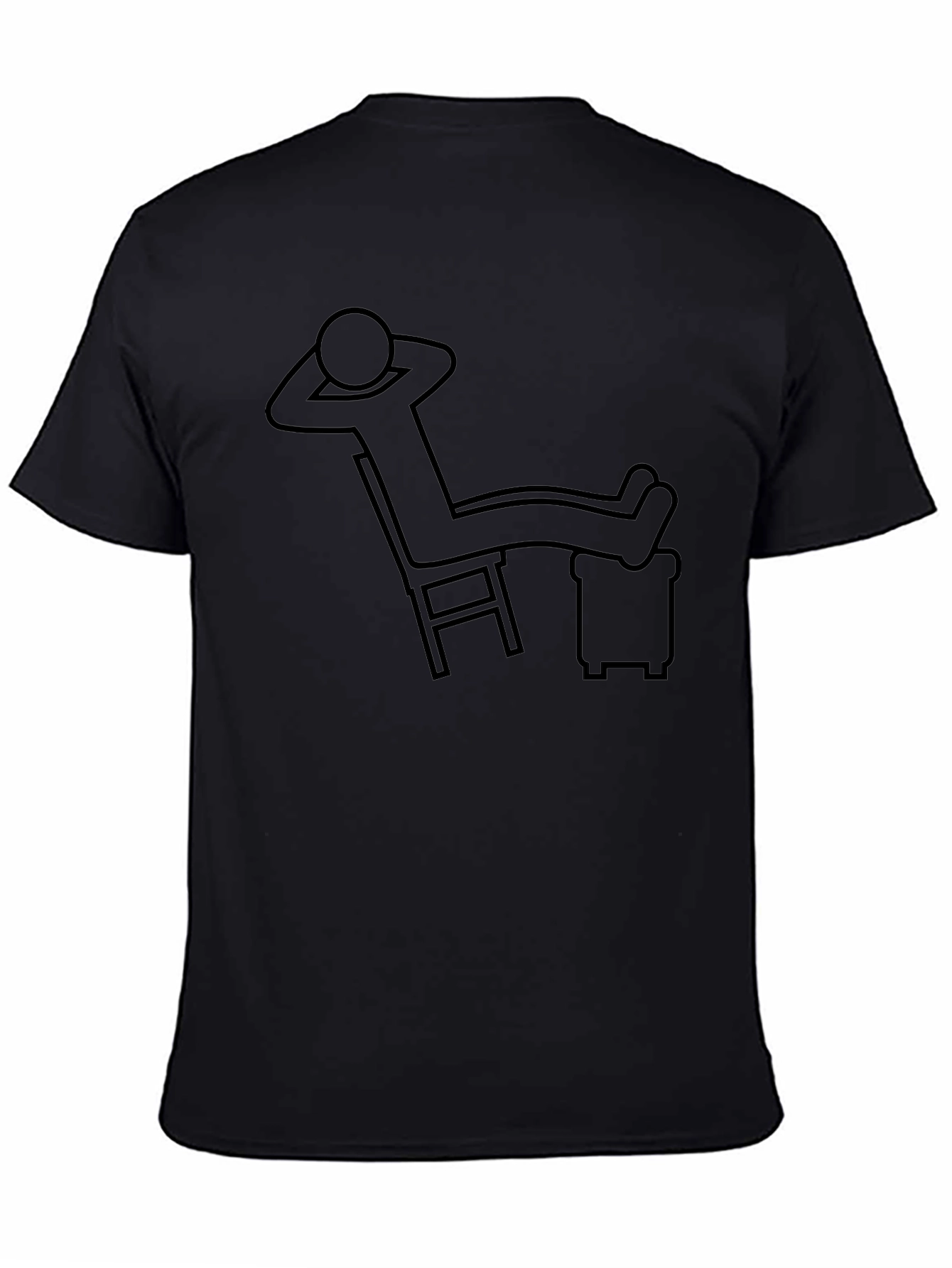 Relaxing Stick Figure T-Shirt - Comfy Loungewear