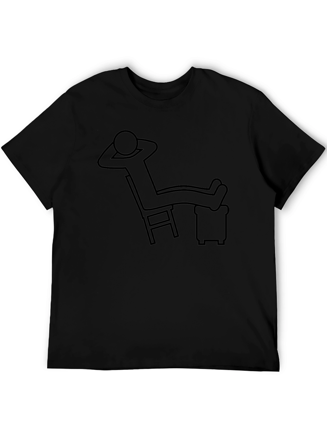 Relaxing Stick Figure T-Shirt - Comfy Loungewear