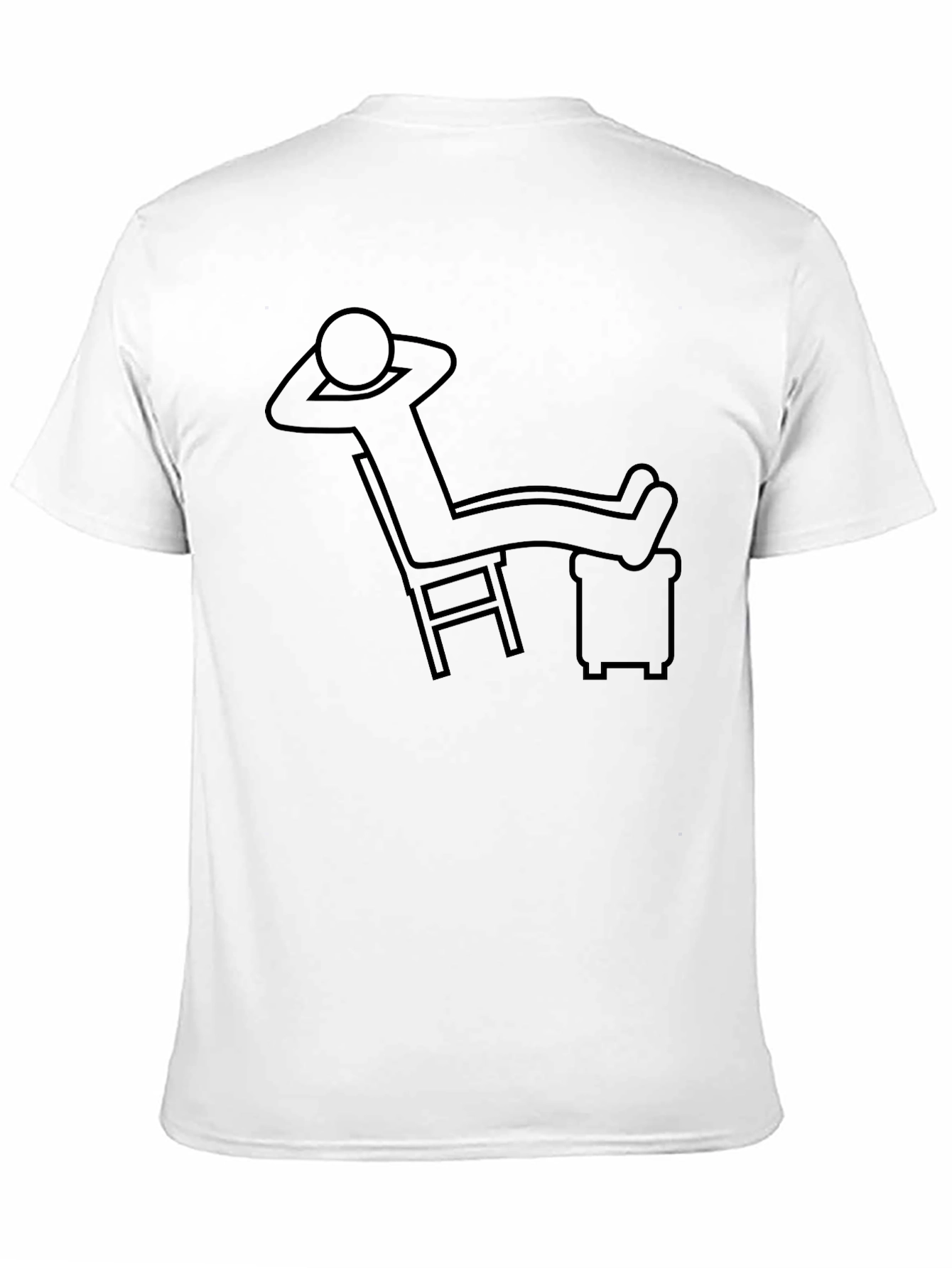 Relaxing Stick Figure T-Shirt - Comfy Loungewear
